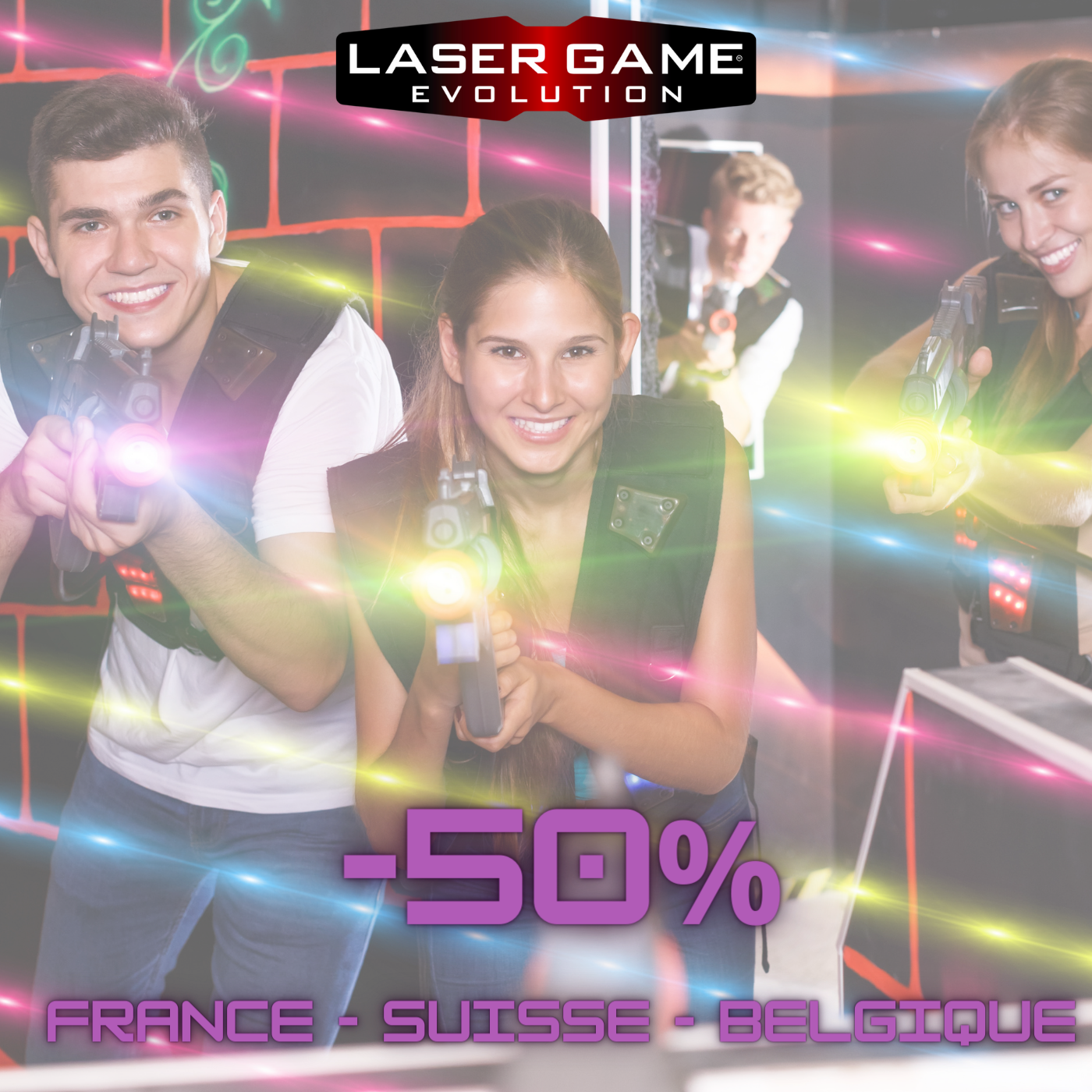 LASER GAME -50% (FR/CH/BE)